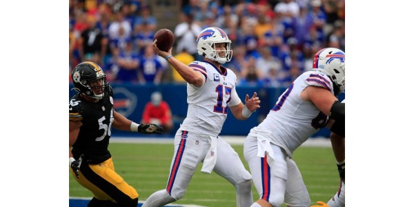 El partido entre Ben Roethlisberger y Josh Allen
